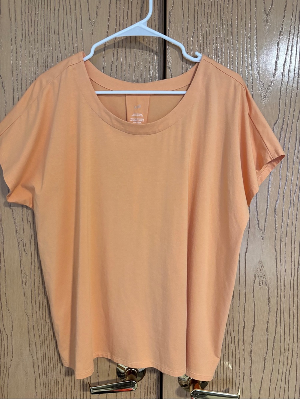 J.Jill Luxe Supima Cotton Scoop Neck Tee, size L - NWOT - Picture 7 of 8